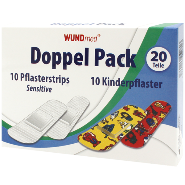 Doppelpack Kinderpflaster + Wundpflaster Sensitiv