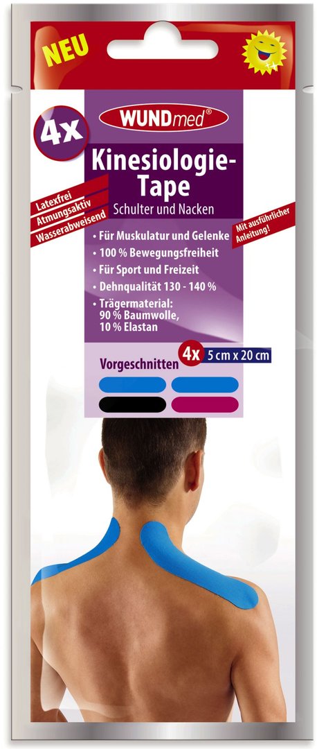 Kinesiologie Tape Schulter/Nacken